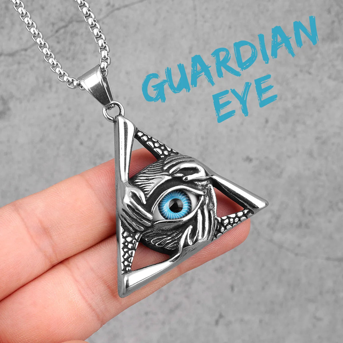 Star of David Pendant — Stainless Steel