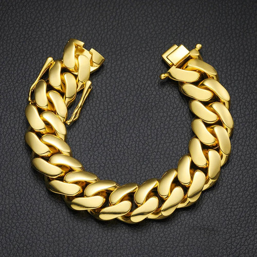 14MM Cuban Gold Bracelet