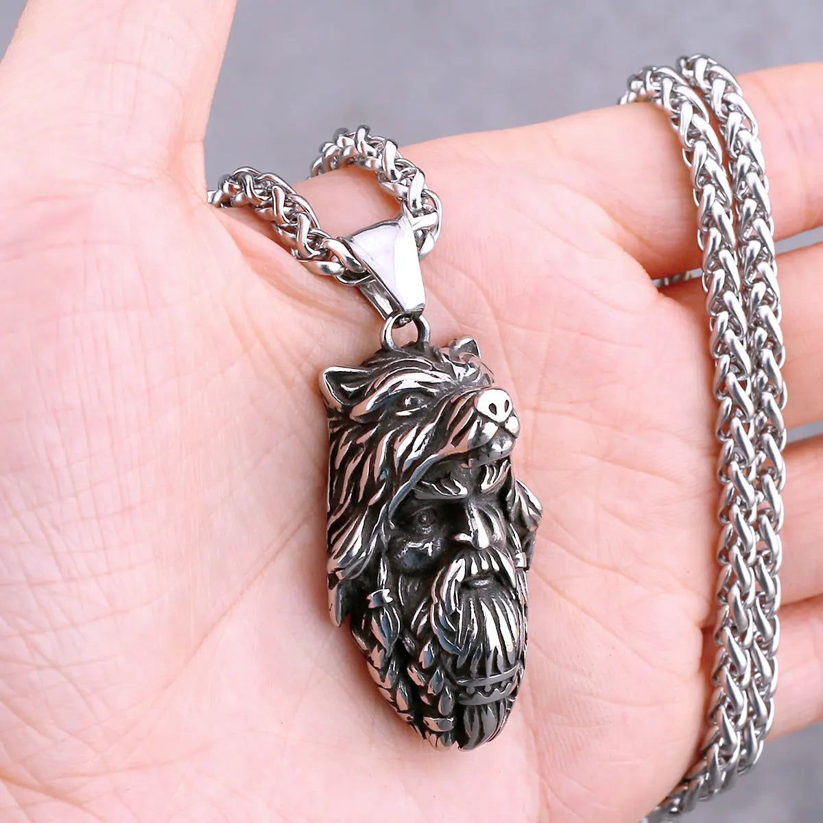 Nordic Vikings Tree of Life Odin Necklace Various Men Celtic Amulet Pendant Stainless Steel Vintage Charm Punk Jewelry