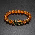 Color-Changing Natural Stone Pi Xiu Beaded Bracelet