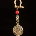 Tibetan Buddha Pendant Necklace — Copper Alloy