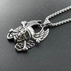 Skull Steel Pendant European American Individuality