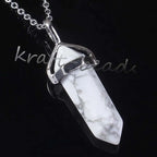 Amethyst Crystal Pendant Necklace