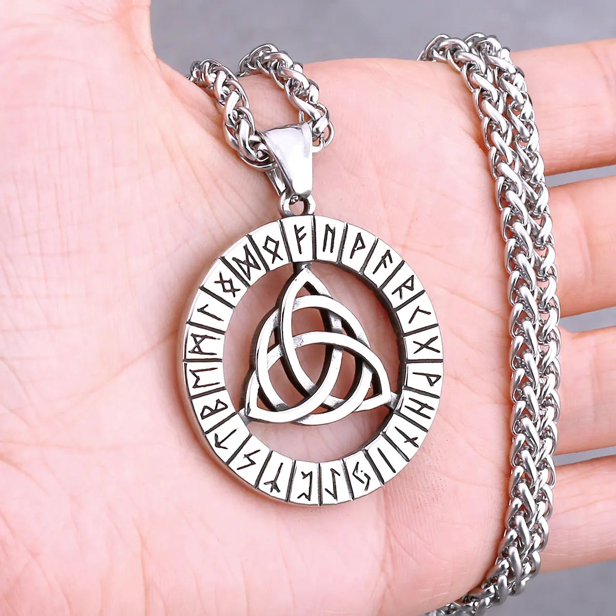 Nordic Vikings Tree of Life Odin Necklace Various Men Celtic Amulet Pendant Stainless Steel Vintage Charm Punk Jewelry