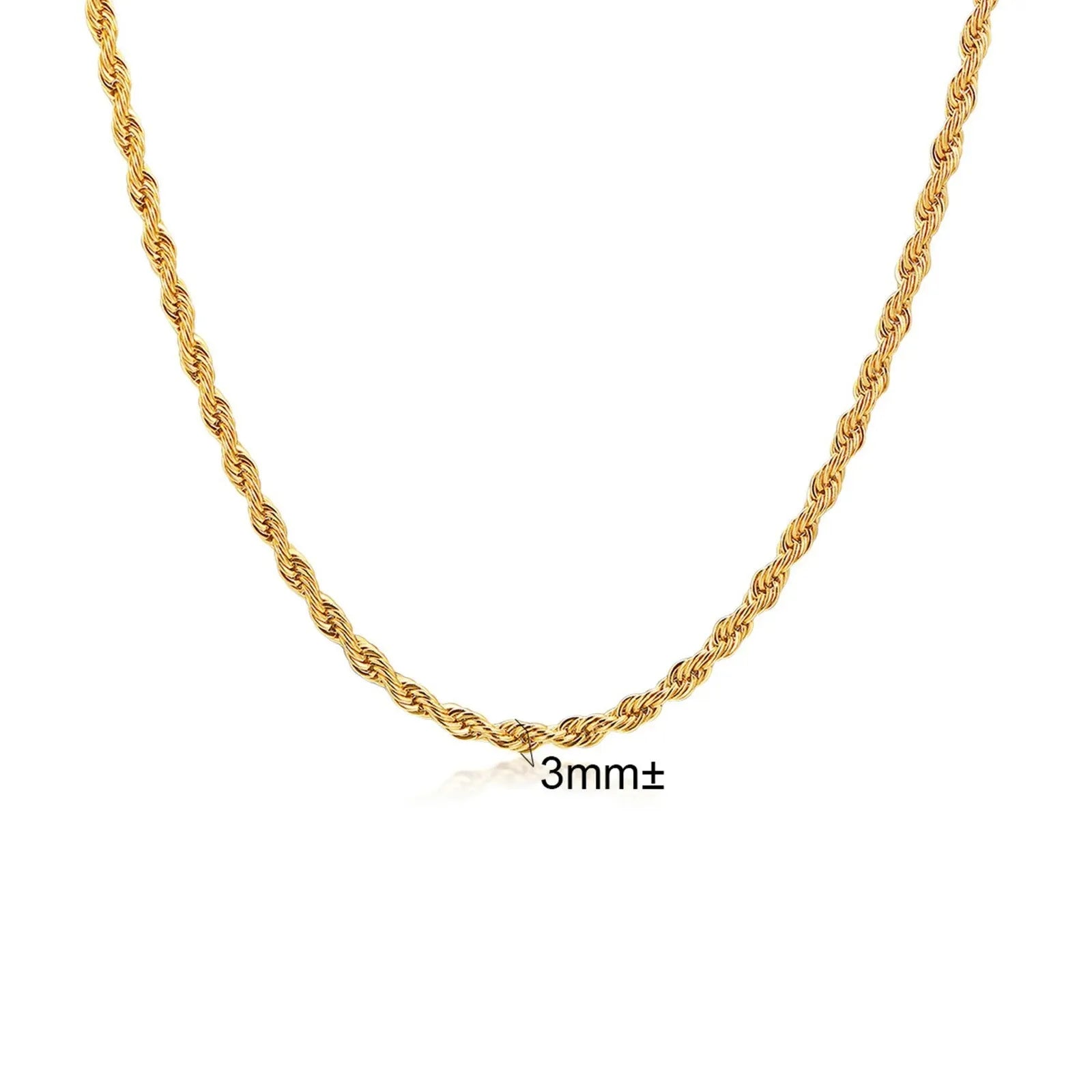 Gold Dollar Sign Cuban Chain Necklace