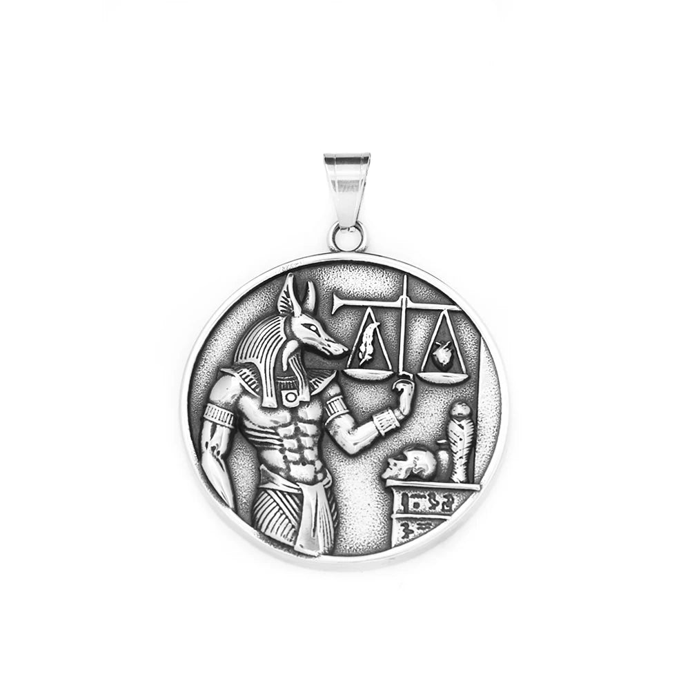 Anubis God of Death Pendant — Stainless