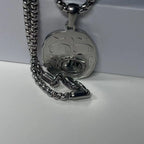 High-quality Stainless Steel Fashionable and Quirky Pendant Necklace for Men, a Hip-Hop Style Personalized Necklace