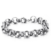 Chunky O-Chain Link Stainless Steel Bracelet — 316L
