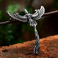 Viking Anchor Pendant Necklace — Stainless Steel