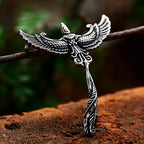 Viking Anchor Pendant Necklace — Stainless Steel