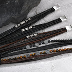 Viking Multi Layer Braided Leather Bracelet