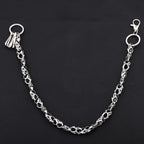 Dark Punk Skull Motorcycle Waist Trouser Chain
