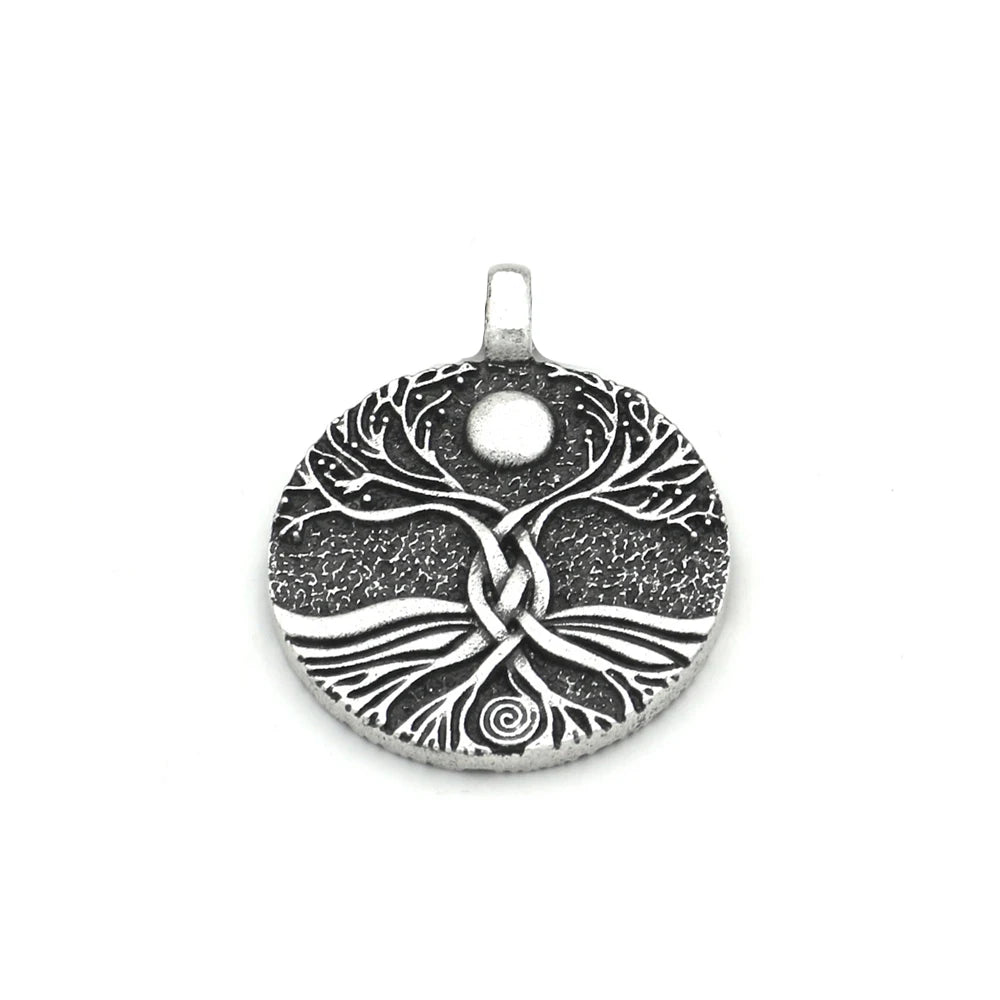 Viking Tree of Life Pendant — Stainless