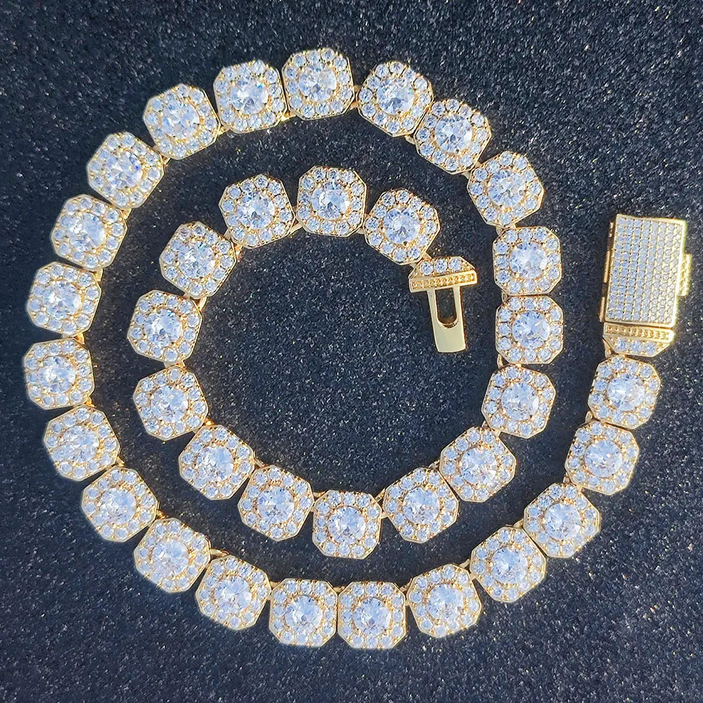 Tennis Chain Necklace Stainless Steel 7/10/12MM