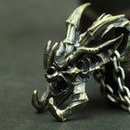 Bat Skull Pendant Necklace