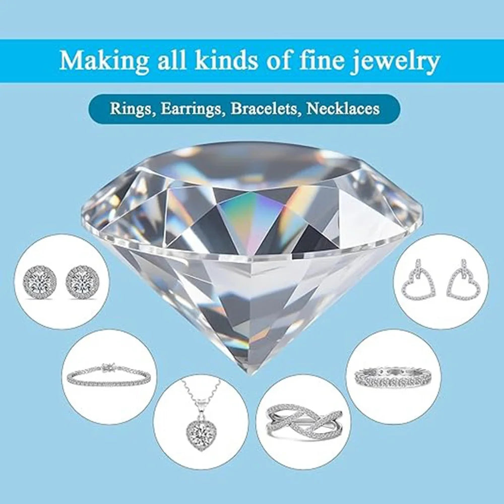 VVS1 Moissanite Loose Stones D Color 0.7-10MM