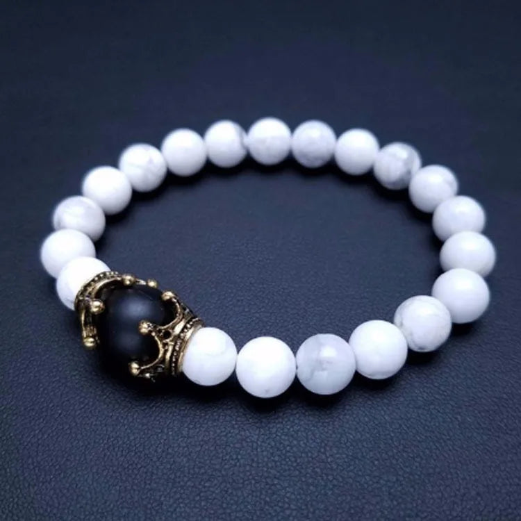 Rope Steel Bracelet Tiger Eye Natural Stone