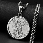 Saint Michael Angel Medal Pendant