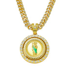St. Jude Pendant Necklace — Cuban Chain