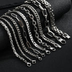 Braided Link Chain Bracelet — Silver