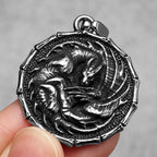 Dragon Shield Lightning Men Necklace Stainless Steel Pendant Chain Women Punk Fashion Jewelry New In Accessories Gifts
