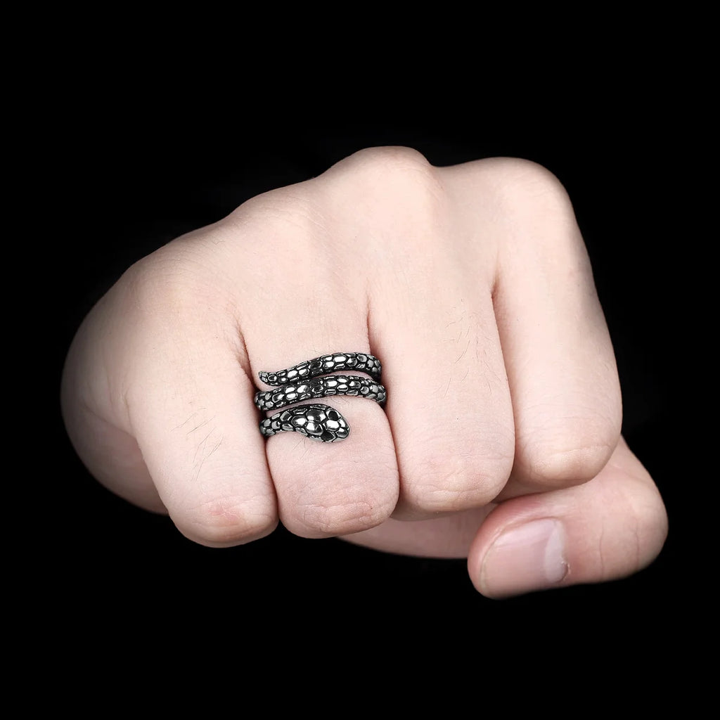 Snake Animal Ring — Stainless Steel