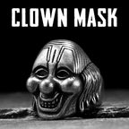Clown Skull Ring Black — Stainless Steel