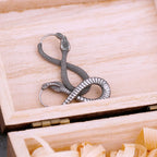 Animal Snake Hoop Earrings Punk Men Women — Stainless Steel
