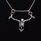 Skull Pendant Necklace — Vintage Gothic