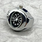 Geometric Black Glue Masonic AG Rings Stainless Steel Men Personalized Fashion Ring Charm Jewelry