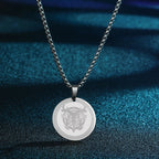 CHENGXUN Dainty Chef Knife Pendant Necklace for Women Men Steel Knife Charm Neck Chain Male Talisman Amulet Protection Jewelry