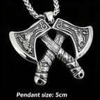 Viking Steel Pendant Hammer Axe Spear Sword