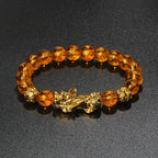 Color-Changing Natural Stone Pi Xiu Beaded Bracelet