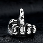 Middle Finger Ring — Stainless Steel
