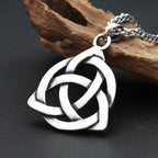 Triquetra Trinity Knot Pendant — Stainless