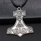 Triquetra Knot Statement Pendant Necklace