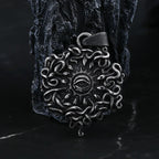 Eye of God Stainless Steel Pendant Necklace