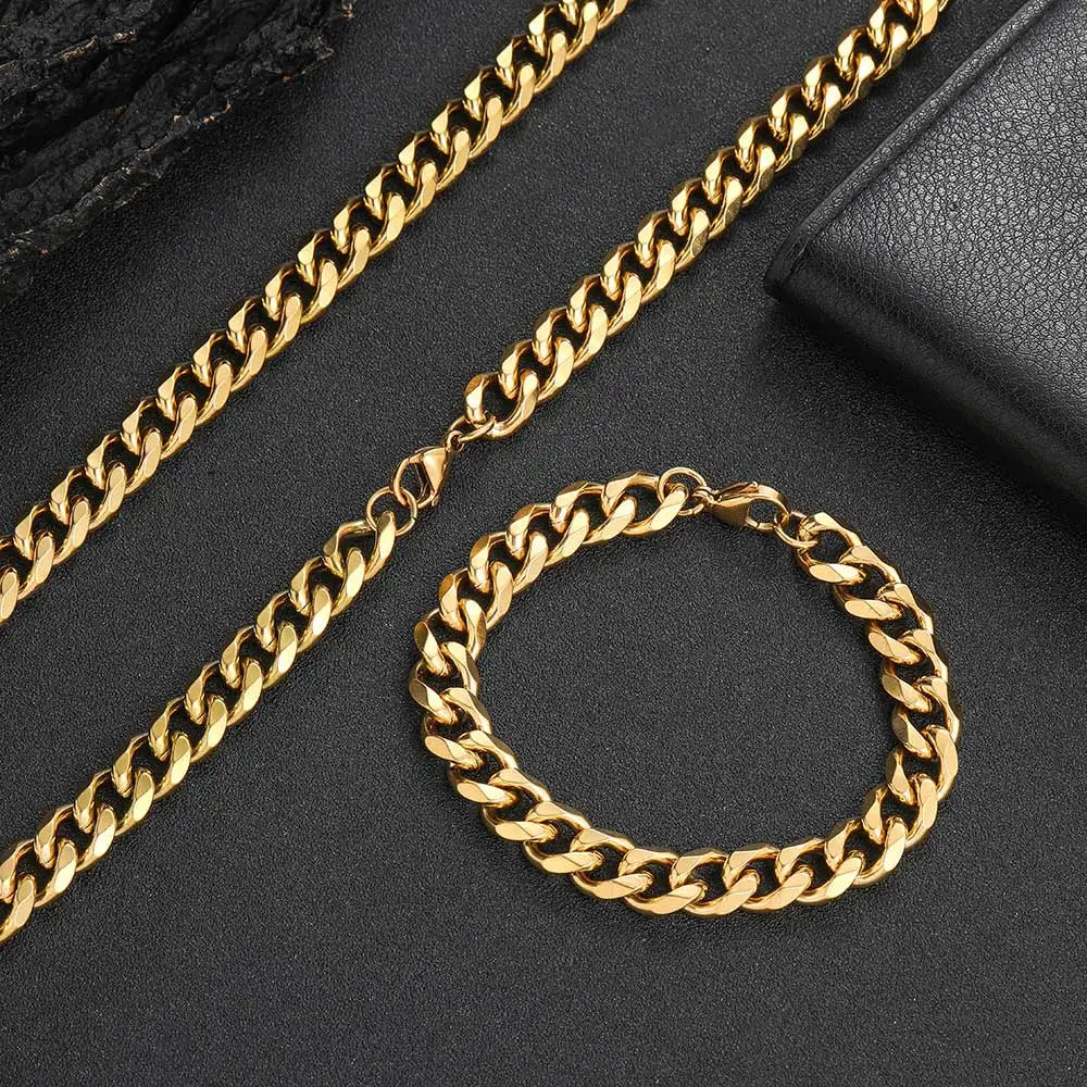 Cuban Bracelet Stainless Steel 11MM Miami