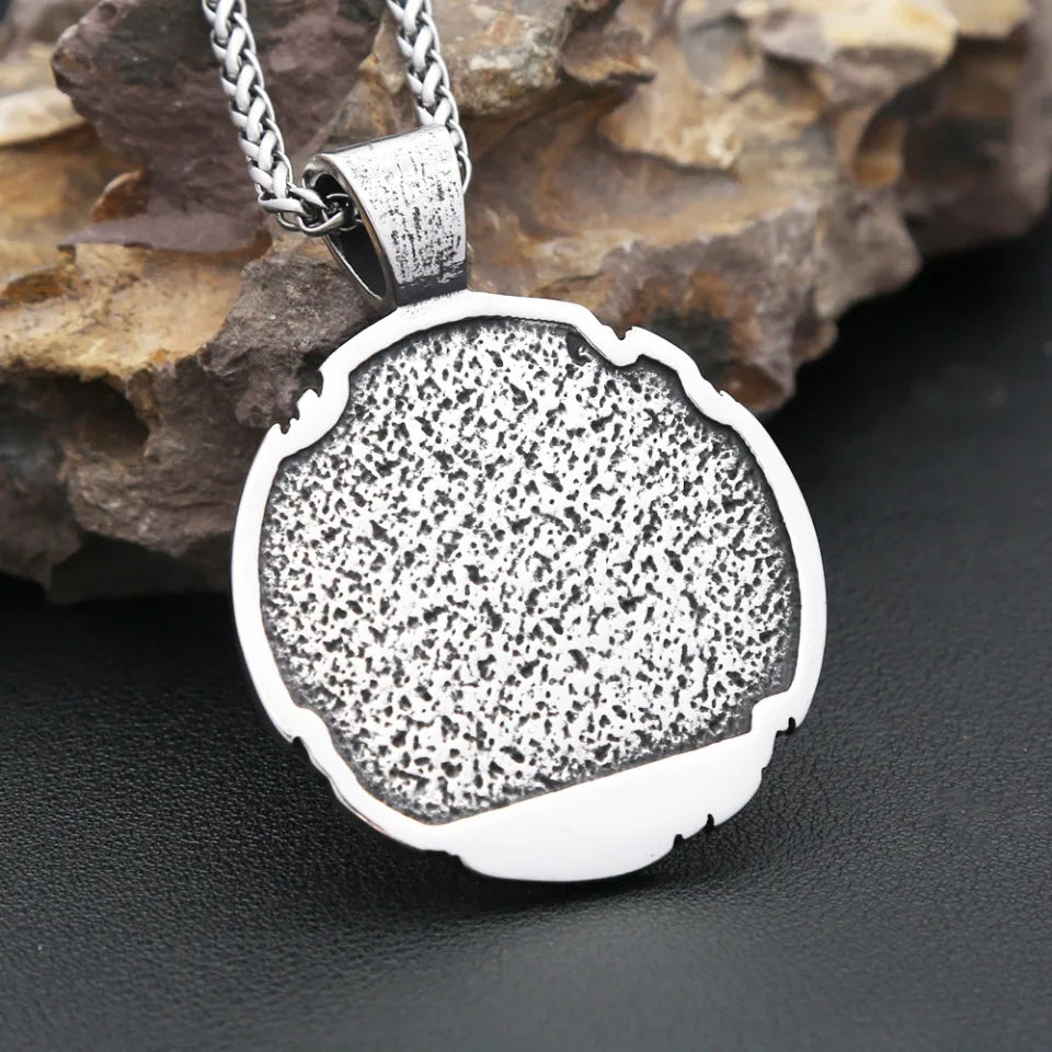 Vintage Gothic Stainless Steel Catholic Jesus Pendant Necklace Fashion Punk Cross Amulet Necklaces For Men Religion