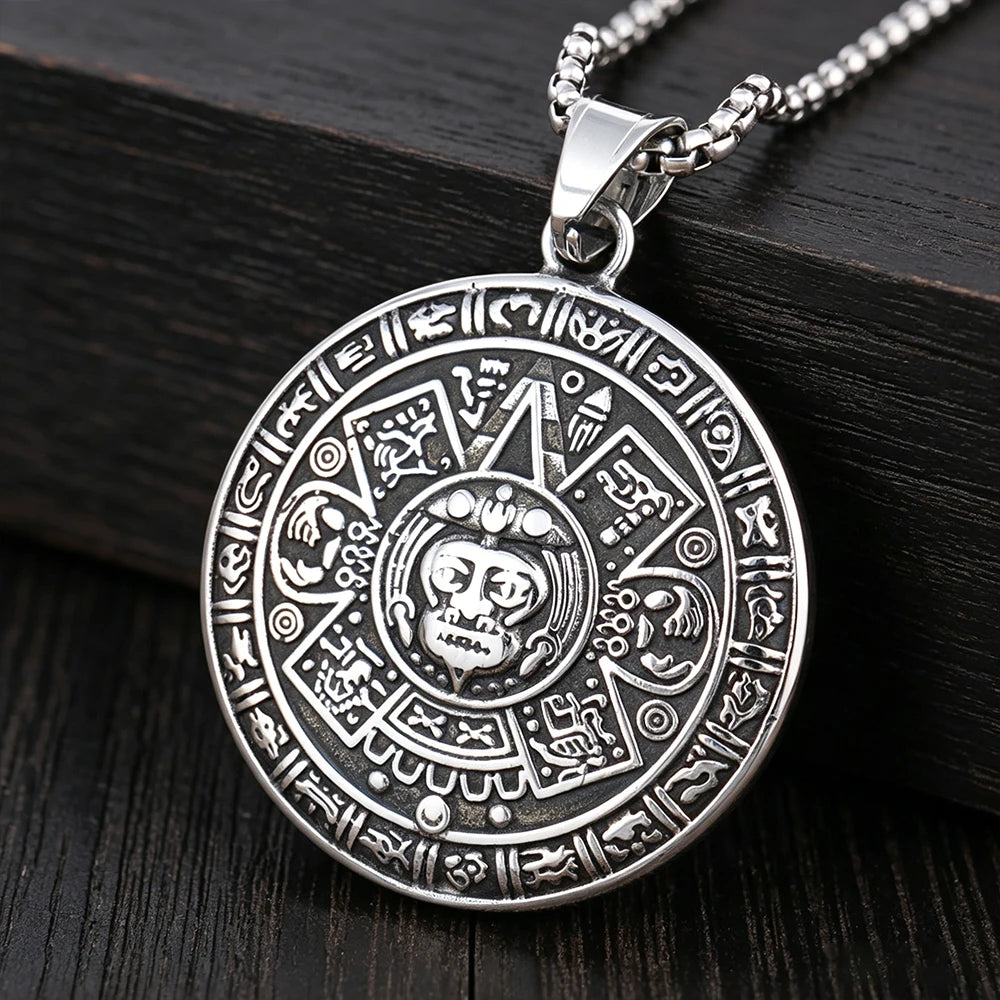 Statement Stainless Steel Pendant Necklace