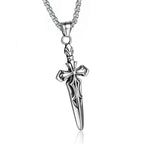 Cross Steel Pendant European American Versatile