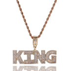 UWIN Customized Baguettecz Name Necklaces for Women Men Iced Out Cubic Zirconia Letters Fashion Personalized Jewelry