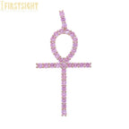 2025 New Hip Hop Cross Pendant Necklace Gold Color Iced Out Bling CZ Cubic Zirconia Variety Designs Charm Men Women Jewelry