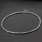 Exquisite Hematite Stone Beads Necklace Men 4 Styles Silver Gold Color 19 Inches Short Collar Jewelry Wealth Leisure Accessories