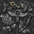 Angel Wing Pendant Necklace — Stainless Steel