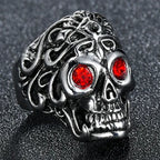 New Design Skull Crow Skull Ring Woodpecker Bird Men's Ring Punk Stylish Jewelry