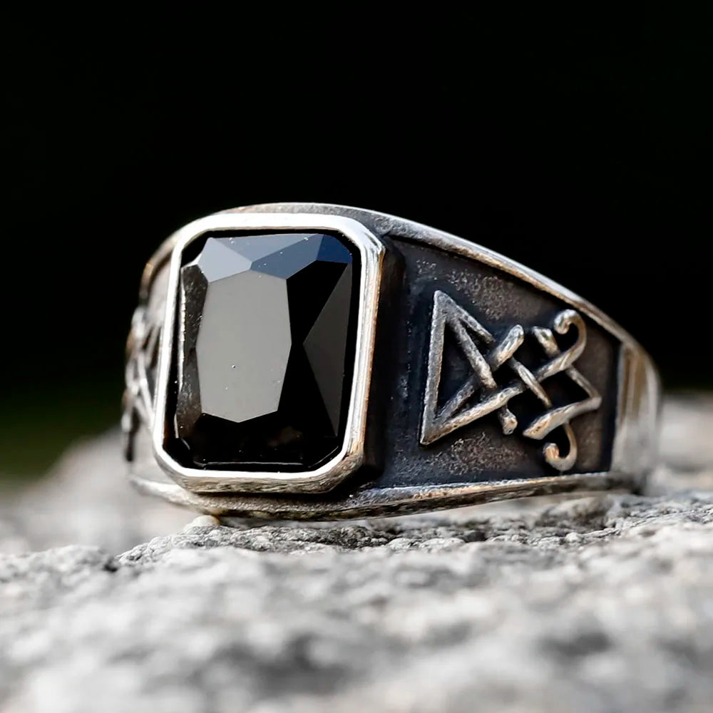 Vintage Lucifer Ring for Men — 316L Stainless Steel