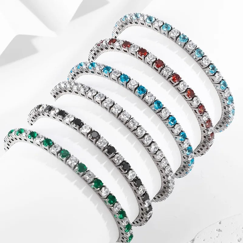 Tennis Bracelet 316L Stainless Steel 3MM Gradient