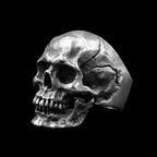 European and American New Fashion Men's Calvarium Skull Ring Gothic Bicycle Ring Motorcycle Band Jewelry