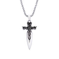 Viking Celtic Stainless Steel Pendant Necklace